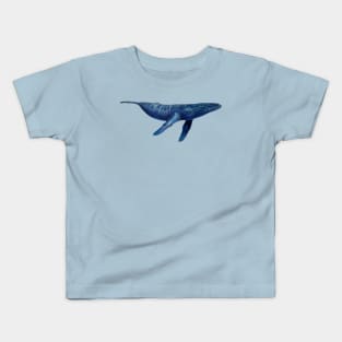 Humpback whale t-shirt designs Kids T-Shirt